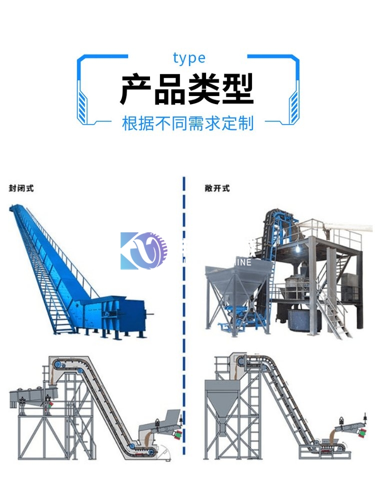 敞開式大傾角皮帶輸送機(jī)