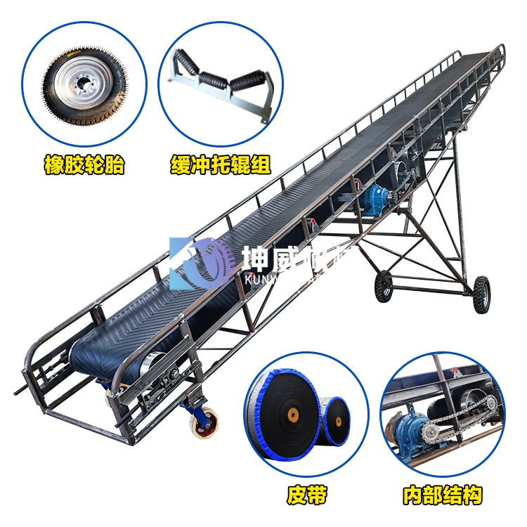 移動(dòng)式皮帶輸送機(jī) 移動(dòng)式皮帶輸送機(jī)